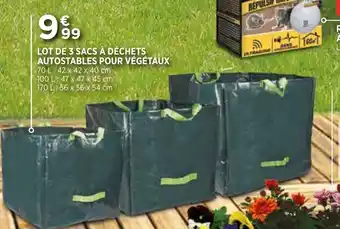 Bi1 Lot de 3 sacs à déchets offre