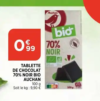 Bi1 Tablette de chocolat offre
