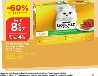 Bi1 Purina Gourmet Gold offre