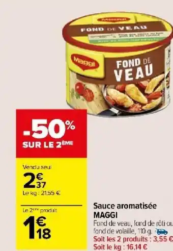 Carrefour Market Sauce aromatisée MAGGI offre
