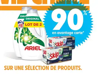 Intermarché SUR UNE SÉLECTION DE PRODUITS. offre