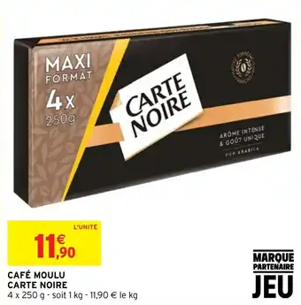 Intermarché CAFÉ MOULU CARTE NOIRE offre
