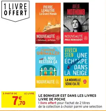 LE BONHEUR EST DANS LES LIVRES LIVRE DE POCHE