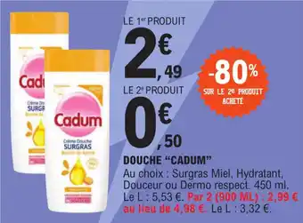 DOUCHE "CADUM”