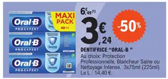 E.Leclerc Express DENTIFRICE "ORAL-B " offre