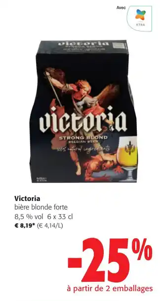 Colruyt Victoria bière blonde forte offre