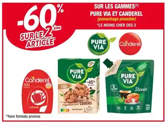 Cora x Carrefour SUR LES GAMMES(¹) PURE VIA ET CANDEREL (panachage possible) offre