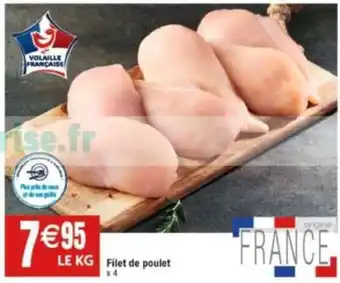 Cora x Carrefour Filet de poulet offre