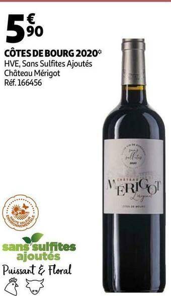 Château mérigot côtes de bourg 2020
