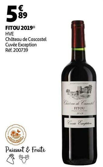Château de cascastel fitou 2019