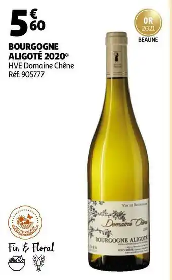 Domaine chêne bourgogne aligoté 2020