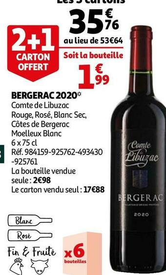 Comte de libuzac bergerac 2020