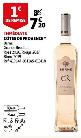 Berne côtes de provence