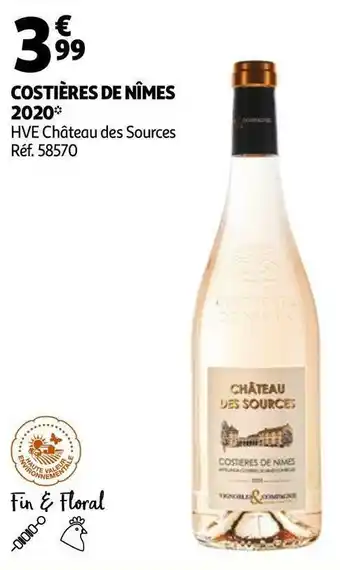 Château des sources costières de nîmes 2020