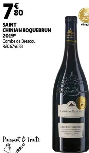 Saint chinian roquebrun 2019