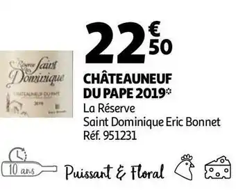 Saint dominique eric bonnet châteauneuf du pape 2019