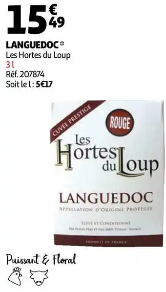 Auchan Les hortes du loup languedoc offre