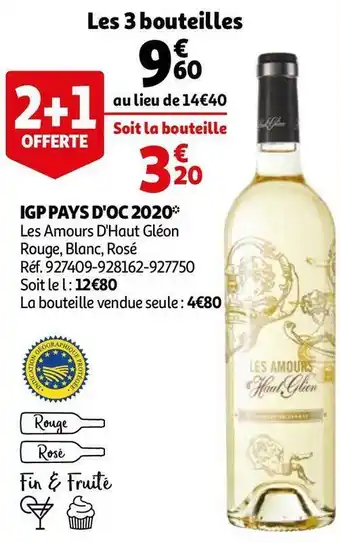 Les amours d'haut gléon gp pays d'oc 2020