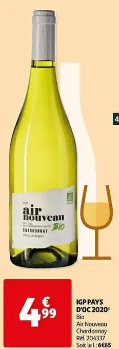 Auchan Air nouveau igp pays d'oc 2020 offre