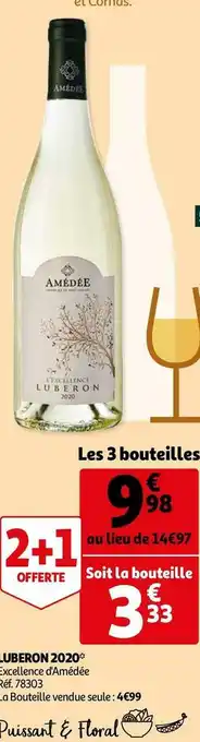 Auchan Excellence d'amédée luberon 2020 offre