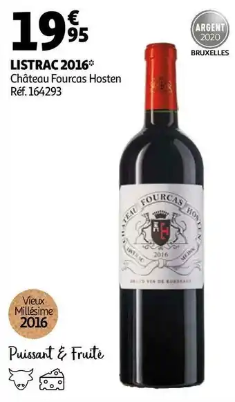 Château fourcas hosten listrac 2016