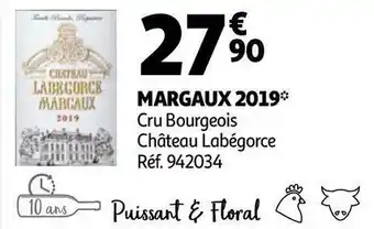 Auchan Château labé margaux 2019 offre