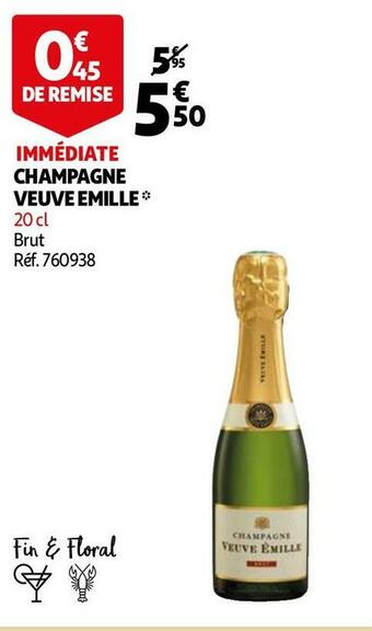 Veuve emille champagne