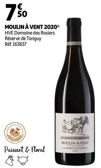 Auchan Réserve de tanguy moulin à vent 2020 offre