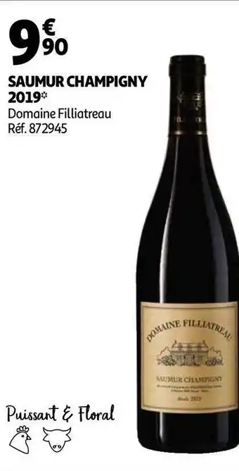 Auchan Domaine filliatreau saumur champigny 2019 offre