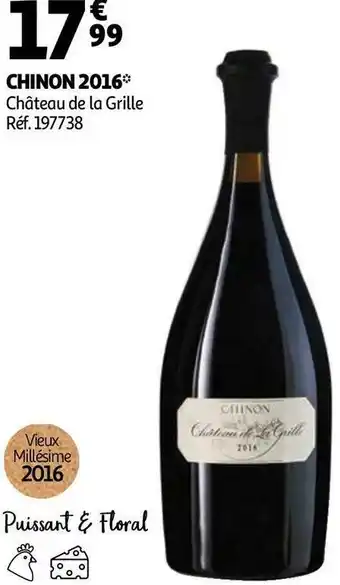Auchan Château de la grille chinon 2016 offre