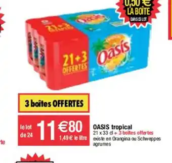 Migros OASIS tropical offre