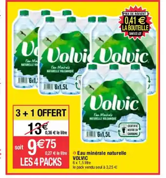 Migros Eau minérale naturelle offre