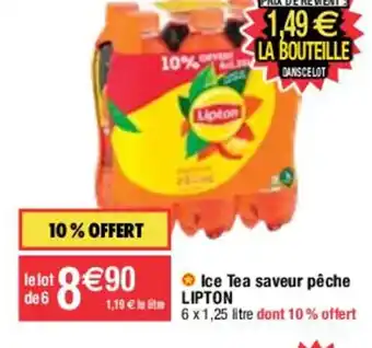 Migros Ice Tea saveur pêche offre