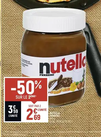 Petit Casino Ferrero nutella offre