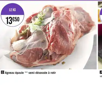 Casino Supermarchés Agneau épaule semi-désossée à rotir offre