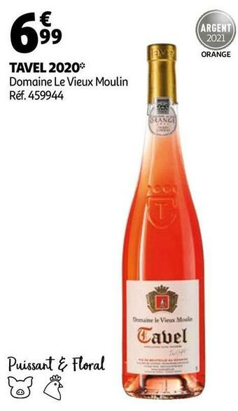 Auchan Domaine le vieux moulin tavel 2020 offre