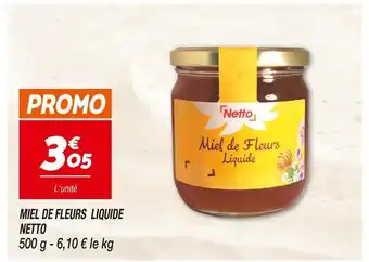 Netto Netto miel de fleurs liquide offre