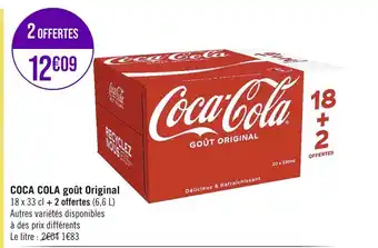 Coca cola goût original