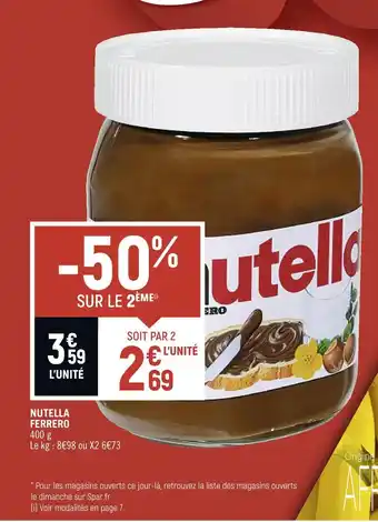 Ferrero nutella