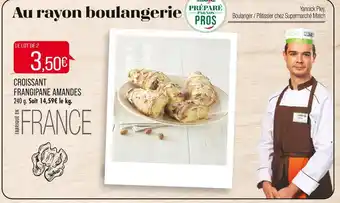 Match Croissant frangipane amandes offre