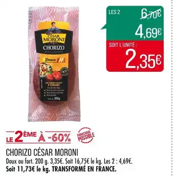 César moroni chorizo