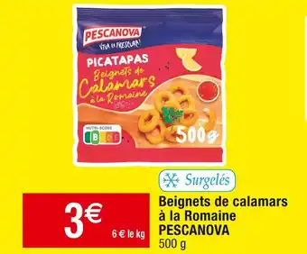 Cora x Carrefour Pescanova beignets de calamars à la romaine offre
