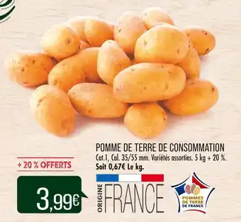 Match Pomme de terre de consommation offre