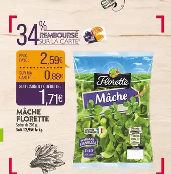 Match Florette mâche offre