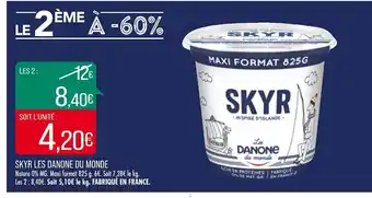 Match Les danone du monde skyr offre