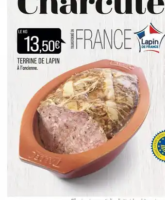 Match Terrine de lapin offre
