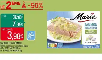 Match Marie saumon cuisiné offre