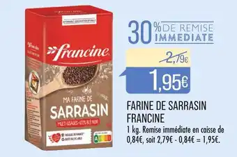 Match Francine farine de sarrasin offre