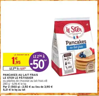 Intermarché Le ster pancakes au lait frais le pâtissier offre