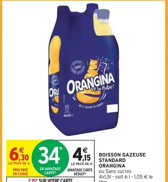 Intermarché Orangina boisson gazeuse standard offre
